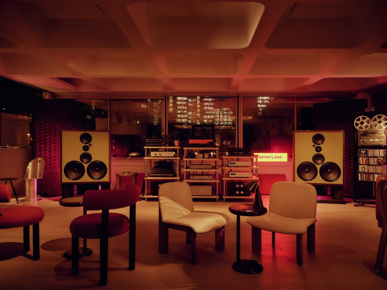 Spiritland listening bar at the Barbican